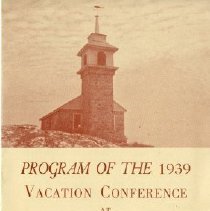 Program of the 1939 Vacation Conference at Star Island. Twenty-fifth Anniversary Year, Saturday, Aug. 5, to Friday, August 18.